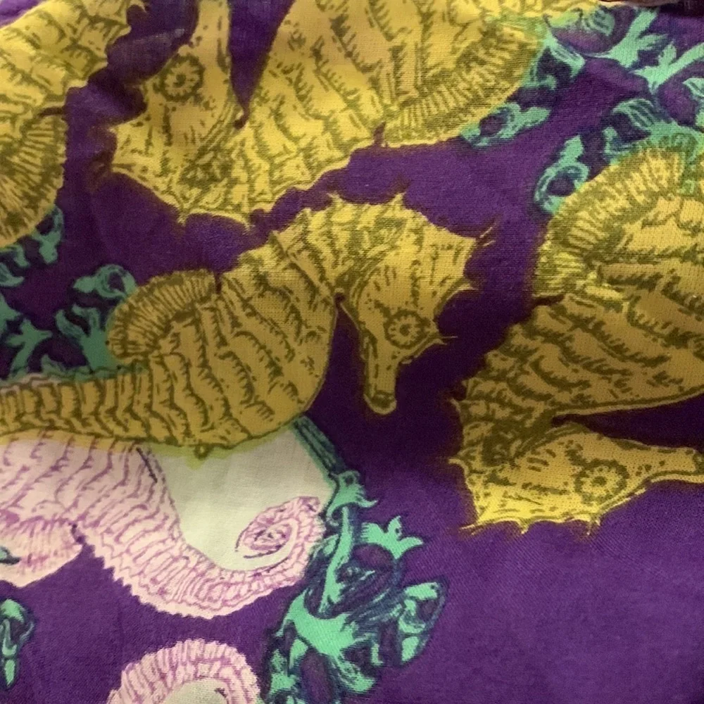 Anthropologie seahorse print dress new without tags